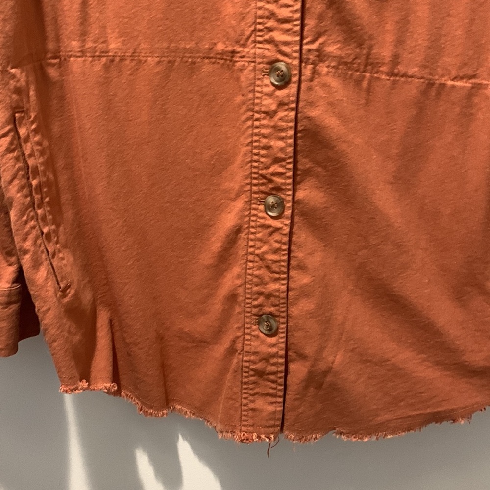 Gentle Fawn Rust Button-Up Utility Jacket - Picture 4 of 7
